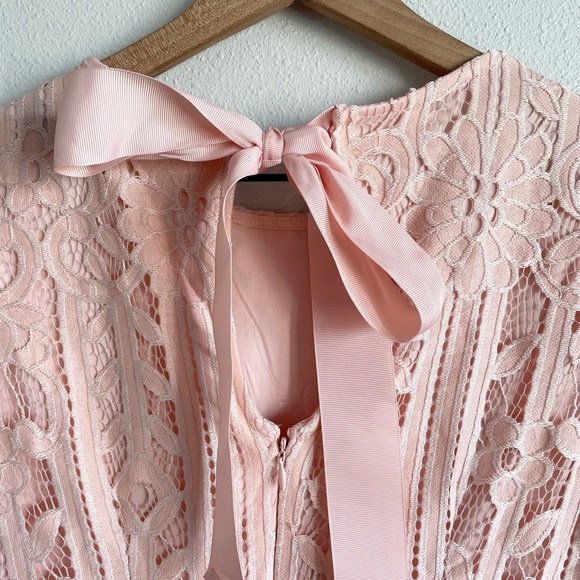 Julia Jordan Pink Lace Dress Size 4 - Picture 6 of 11